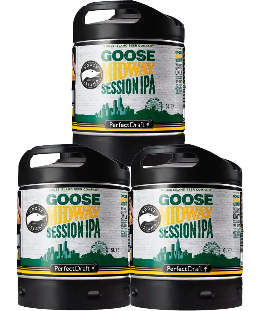 perfectdraft-goose-island-midway-session-ipa-3-x-6-liter-f-sser-craft-bier-f-r-d image 1