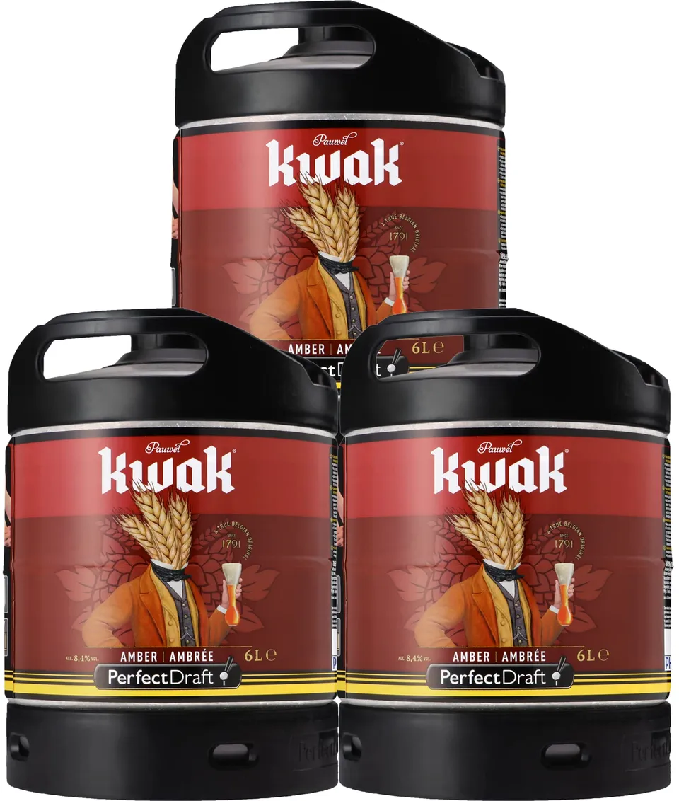 perfectdraft-pauwel-kwak-3-x-6-liter-f-sser-belgisches-strong-ale-f-r-die-zapfan image 1