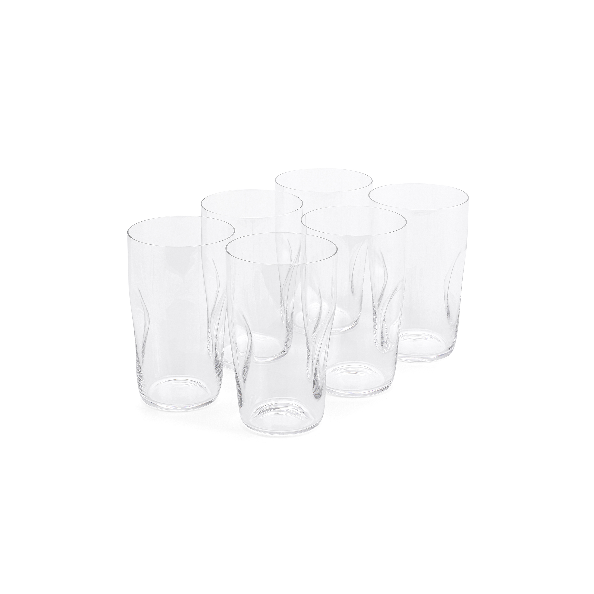gabriel-glas-aqua-quetsch-glas-becher-gold-edition-400-ml-6er-set-mundgeblasen-s image 1