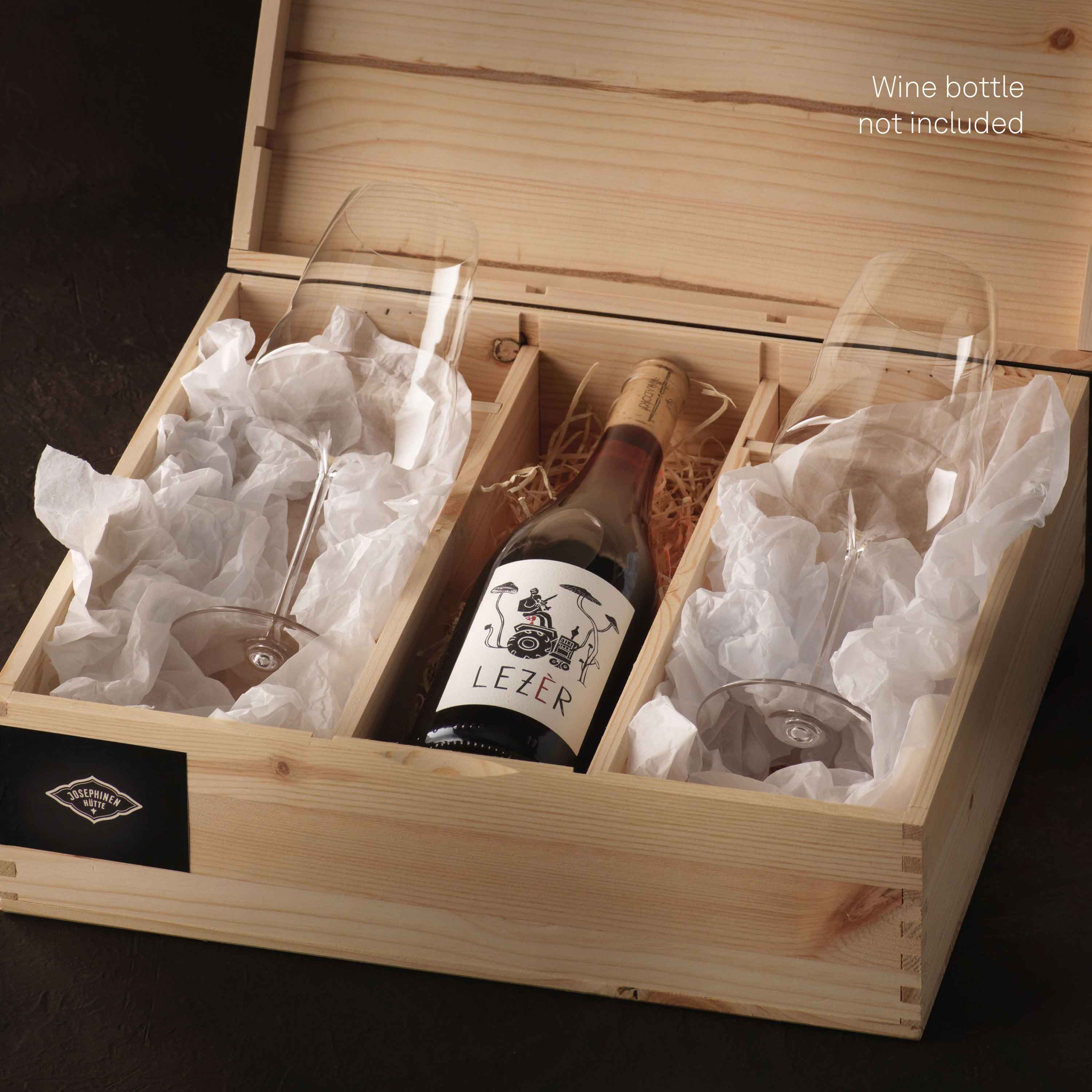 josephinenh-tte-josephine-geschenkbox-2er-set-gl-ser-in-holzkiste-mit-platz-f-r- image 4
